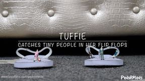 Tuffie Catches Tiny People in Her Flip Flops