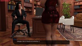 Futanari Gives Hot Trans MILF with a Huge Thick Cock a Nice Blowjob - Futa Dominium 01 3D Porn Game