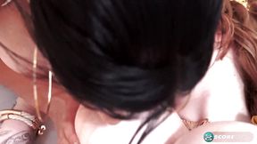 A royal big-boob threesome