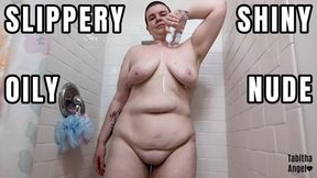 Slippery Shiny Oily Nude MP4