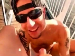 White Thug Sucks Rich Man on Cruise ship