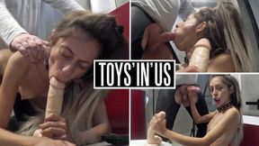 CANDIE CROSS: Double Dick Training for Spitroast Slut - Facefuck + Dildo Threesome Prep & Cum Swallow Finale!