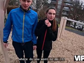 VIP4K. Hot athlete was picked up on the street and fucked. Hot sex with Sakura Hell & Pavlos