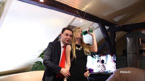 Andrea Dipre and the tattooed blonde