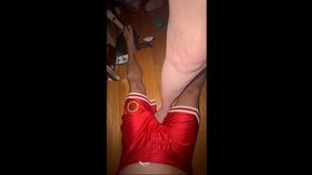 Ballbusting Stomping FootJob SPH in Basketball Shorts