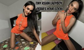 [Trans] Tiny Asian Ladyboy Craves Your Cock