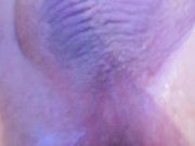 thick CD Sissy Viktoria fucks dildo and moans
