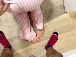 inexperienced step mamma stuck in washing machine to freeuse