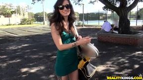 Gia Paige's blowjob movie by Street BlowJobs