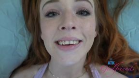 ”Madi Collins rides meat & takes a creampie Amateur Redhead POV GFE”