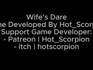 Wife’s Dare Part 01 by Sexy_scorpion - Married Pair Having Sex - CG Game