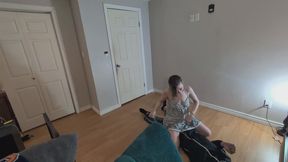 I hogtied him so I can play fortnite pt1