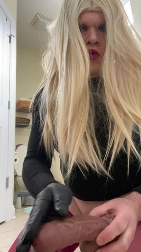 Slut sissy trap Crossdresser shows milf stepmom how she will ride a guys cock