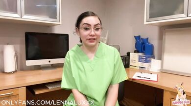 Hot nurse fucks you raw dirty talking while wearing scrubs