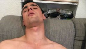 Czech Hunter: Very slim twink boy blowjob cum