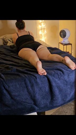 MILF masturbating when left home alone