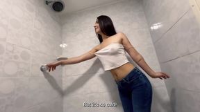 Wetting My Levis in the Shower