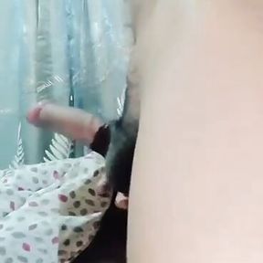 Nepali boy jerking his dick