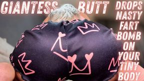Giantess Butt Drops Nasty Fart Bomb on Your Tiny Body