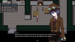Tentando descobrir qual das duas mulheres esta usando um disfarce - Detective girl of the steam city - Parte 5