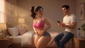 "From Chubby &amp; Ignored to Curvy Cock Tease - Her Slutty Transformation" Ep3