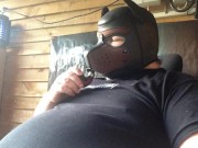 breaking in the new pup hood