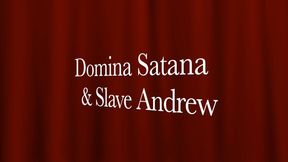 Final Part :- Domina Satana & Sissy Andrew comes for a session.