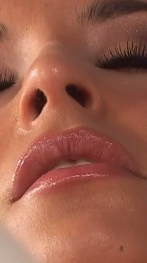Bushy babe masturbates with a lollipop before using a sex   Clip 3