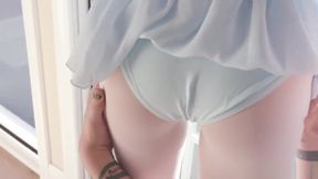 Tiny ballerinas pussy stretched by a giant dick