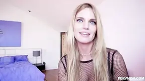 Tattooed blonde with sweet looks craves getting fucked hard and rough every time