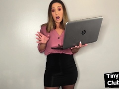 Upskirt babe dirty commeting small dicks