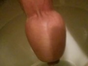 Foreskin inflation until it  "pops"