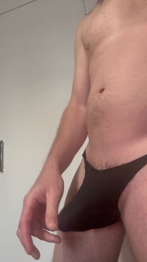 Male stud anal plug first time