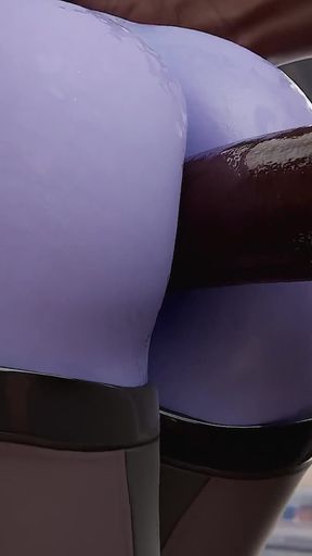 Widowmaker &amp; Money BBC 5-guy Gangbang Orgy 3D Overwatch Porn