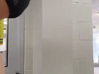 Masturbating in Community Center