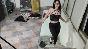 making baskets with my step-cousin when i feel like it