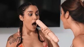 and Sucking in Gift Swap Featuring Alexis Fawx and Vanessa Sky (Free XXX) HD.