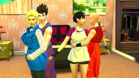 Videls Forbidden Tryst with Android 18 Sparks Heat in Dragon Ball Sin