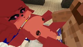 Minecraft Fapcraft: Fazclaire's Nightclub Edition I Face Fuck Fexa, Foxy, and Do the Missionary and Cowgirl