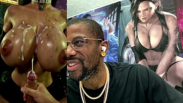 Cloud Gets Nervous Cumming All Over Tifa, AI Generated