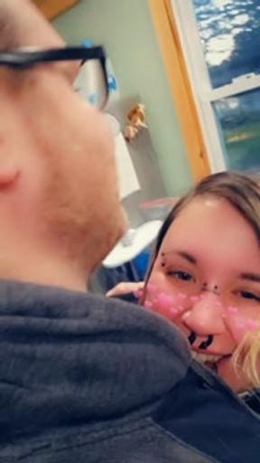 Goth Girl Gets Caught Flashing Boobs By Daddy