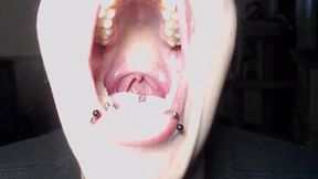 Deep inside Val's mouth