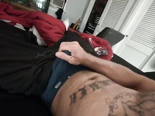 Can't get to daybed just have to cum quick