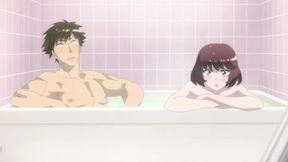 &#039;&#039;Moans Echo in the Steamy Outdoor Bath&#039;&#039; Unexpected Threesome(Hentai Sex) Eng Sub