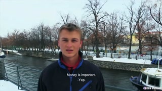 CZECH HUNTER 417 -  Broke Twink Is On The Receiving End Of A Big Cock