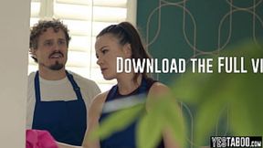 Cuckold Husband Watches Hot MILFs Big Boobs Sucked &mdash;  Fucks Big Client Cock&#x1F32D; Roughly