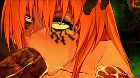 witch halloween - gallery show [hentai game pornplay ] ep.4 lesbian ghost slave pet