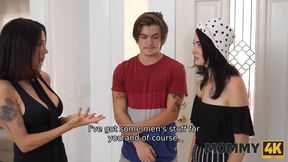 Big Dick big tits blowjob video