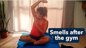 Fresh from the gym… worship my scent