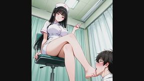 Medical Nurse Domination 21: Good Boy Foot Slave for Nurse Rina